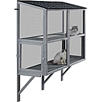 UniPaws Bug Proof Cat Catio Window Perch House with Filter Screen