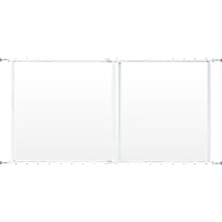 Unipaws 29" H Clear Acrylic Gate, Pressure Mounted Window Barrier