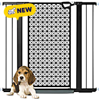 UniPaws 39.4" H Pressure Mounted Pet Gate with Extensions