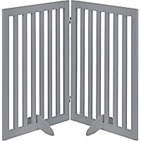 UniPaws 36" H Free Standing Pet Gate with Supporting Feet, 40" W X 36" H
