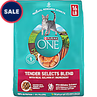 Purina ONE Natural Tender Selects Blend with Real Salmon Dry Cat Food