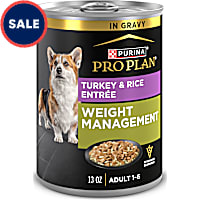 Purina Pro Plan Weight Management Wet Dog Food Turkey and Rice Entree in Gravy