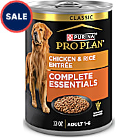 Purina Pro Plan Complete Essentials Chicken and Rice Entree Classic Pate Dog Food