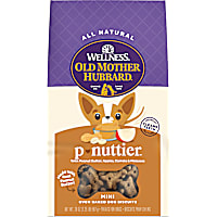 Wellness Old Mother Hubbard Classic P-Nuttier Natural Mini Oven-Baked Biscuits Dog Treats