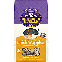 Wellness Old Mother Hubbard Classic Chick'N'Apples Natural Mini Oven-Baked Biscuits Dog Treats