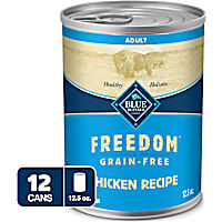 Blue Buffalo Freedom Natural Grain-Free, Chicken Recipe, Wet Dog Food