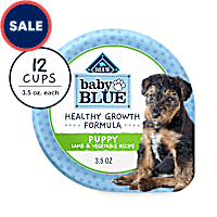 Blue Buffalo Baby Blue Healthy Growth Formula Lamb and Vegetable Recipe Natural Puppy Wet Food Cup