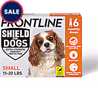FRONTLINE Shield Flea & Tick Treatment for Dogs 11 - 20 lbs. (Orange)
