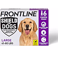 FRONTLINE Shield Flea & Tick Treatment for Dogs 41 - 80 lbs. (Purple)