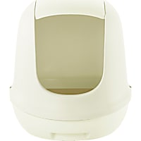 Richell Paw Trax White Dome Hooded Cat Litter Box
