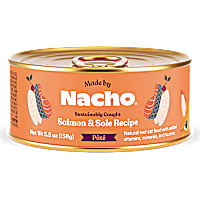 Made by Nacho Sustainably Caught Salmon & Sole Pate Recipe with Bone Broth Wet Cat Food