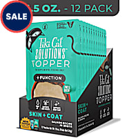 Tiki Cat Solutions Topper, Skin + Coat, Salmon Recipe in Broth for Cats