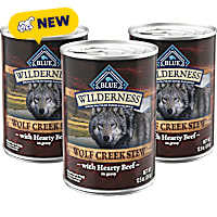 Blue Buffalo Wilderness Wolf Creek Stew High-Protein & Grain-Free Hearty Beef in Gravy Wet Dog Food