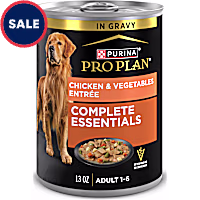 Purina Pro Plan Complete Essentials Slices Chicken and Vegetables Entree in Wet Dog Food Gravy