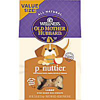 Wellness Old Mother Hubbard Classic P-Nuttier Natural Large Oven-Baked Biscuits Dog Treats