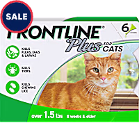 FRONTLINE Plus Flea & Tick Spot Treatment for Cat & Kitten (Green)