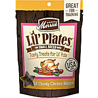 Merrick Lil' Plates Grain Free Chunky Chicken Natural Training Treats for Small Dogs