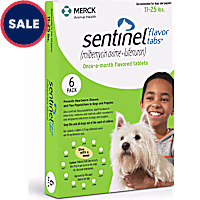Sentinel Flavor Tabs for Dogs 11 to 25 lbs