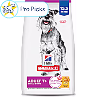 Hill's Science Diet Senior 7+ Small Breed & Mini Breed Chicken Meal, Barley & Brown Rice Recipe Dry Dog Food
