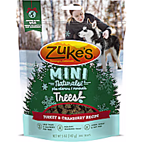 Zuke's Mini Naturals Trees Turkey & Cranberry Training Soft Dog Treat