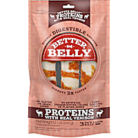 Better Belly Proteins With Real Venison Digestible Large Dog Chew
