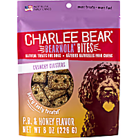 Charlee Bear Bearnola Bites Peanut Butter & Honey Crunchy Granola Dog Treats