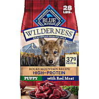 Blue Buffalo Wilderness High-Protein Red Meat & Grains Rocky Mountain Recipe Dry Food for Puppies