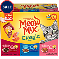 Meow Mix Classic Favorites Variety Pack