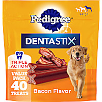 Pedigree Dentastix Bacon Flavor Large Dog Treats