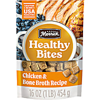 Merrick Healthy Bites Grain Free Chicken and Bone Broth Recipe Soft DogTreats