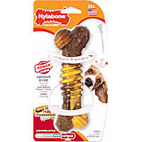 Nylabone Philly Cheesesteak Power Chew Dental Bone Dog Toy