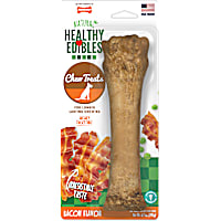 Nylabone Healthy Edibles All-Natural Long Lasting Bacon Flavored Souper Dog Bone Chew Treat
