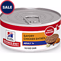 Hill's Science Diet Savory Chicken Entree Senior 7+ Canned Cat Food