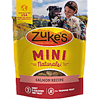 Zuke's Mini Naturals Soft and Chewy with Salmon Recipe Training Dog Treats