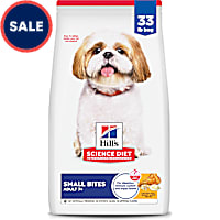 Hill's Science Diet Senior 7+ Small Bites Chicken Meal, Barley & Rice Recipe Dry Dog Food