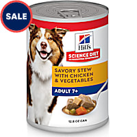 Hill's Science Diet Senior 7+ Savory Stew with Chicken & Vegetables Canned Wet Dog Food
