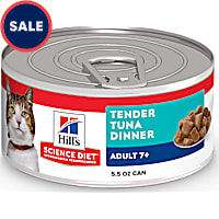Hill's Science Diet Senior 7+ Tender Tuna Dinner Canned Wet Cat Food