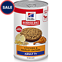 Hill's Science Diet Senior 7+ Chicken & Barley Entree Canned Wet Dog Food