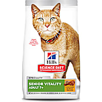 Hill's Science Diet Adult 7+ Senior Vitality Chicken & Rice Recipe Dry Cat Food