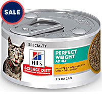 Hill's Science Diet Perfect Weight Roasted Vegetable and Chicken Medley Canned Wet Cat Food