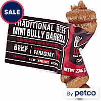 Good Lovin' Traditional Beef Mini Bully Barbell Dog Chew