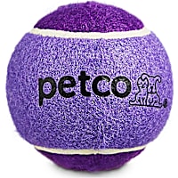 Petco Tennis Ball Dog Toy in Dark Blue