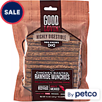 Good Lovin' Highly Digestible Chicken Basted Rawhide Munchies Dog Treats