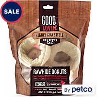 Good Lovin' Rawhide Donuts for Dogs