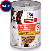 Hill's Science Diet Adult Perfect Digestion Chicken, Vegetable & Rice Stew Canned Dog Food