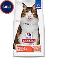 Hill's Science Diet Adult Perfect Digestion Salmon, Brown Rice & Whole Oats Recipe Dry Cat Food