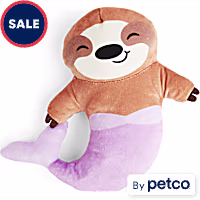 Petco Plush Sloth Mermaid Toy for Dogs