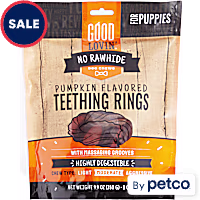 Good Lovin' Rawhide-Free Pumpkin Puppy Ring Dog Treats