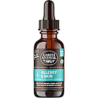 Earth Animal Natural Remedies Allergy & Skin Liquid Homeopathic Allergy Supplement for Dogs & Cats