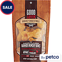 Good Lovin' Chicken-Flavored Rawhide Bones Dog Treats